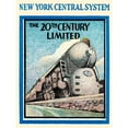thumbnail image 2 of Retrotravel 15x18 Gold Ornate Wood Framed with Double Matting Museum Art Print Titled - New York Central System - The 20th Century Limited, 2 of 4