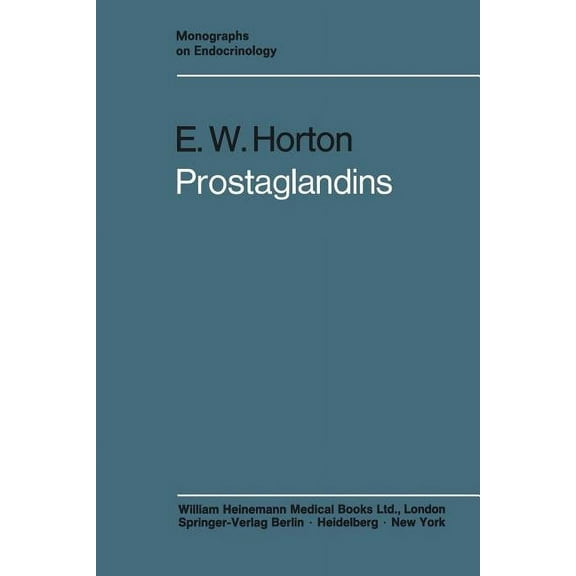 Monographs on Endocrinology Prostaglandins, Book 7, (Paperback)