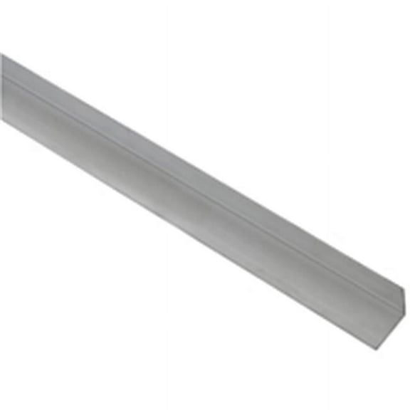 National Hardware 1.5" x 48" x 1/16" 4203BC Solid Aluminum Angle, Mill, Red