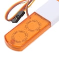 thumbnail image 2 of RC Car Alarming Light, RC LED Po-lice Light Simulation Design 4 Modes RC Model LED Po-lice Night Light Bar Flash Lamp for 1/8 1/10 RC Cars[yellow], 2 of 9