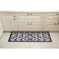 thumbnail image 3 of J&V TEXTILES Premium Kitchen Mat, Waterproof Anti Fatigue Kitchen Rug, Cushioned Non-Slip Textilene Surface Kitchen Floor Mat for Home, Office, Indoor, 20"x55" Black/Gray, 3 of 5