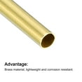 thumbnail image 4 of Uxcell 2x1.6x20mm Brass Tube Spacer Beads for DIY Crafts, Gold 100 Pack, 4 of 5