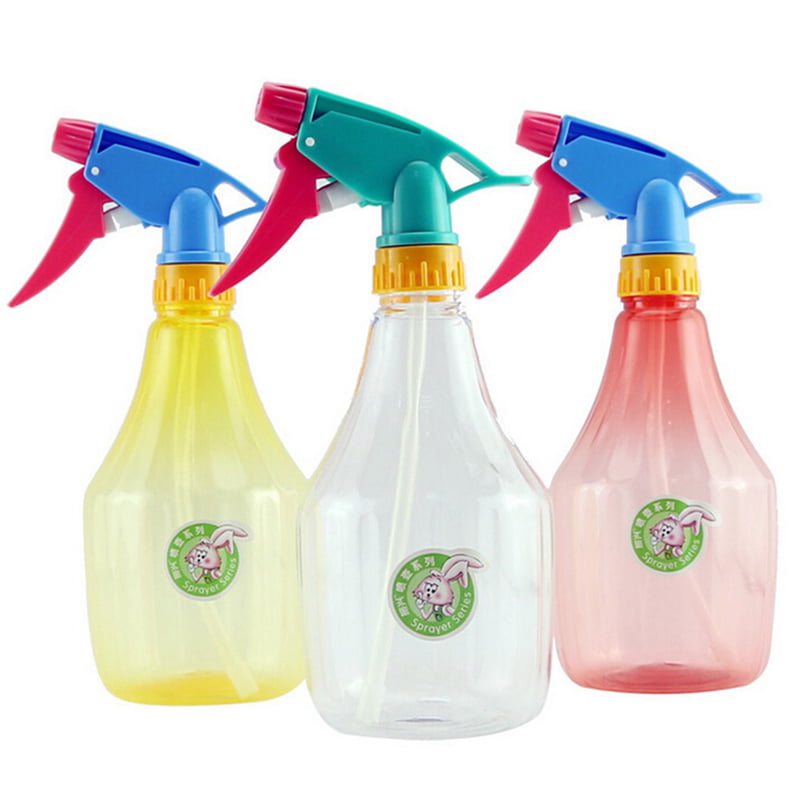 SHIYAO 600ML Portable Plastic Spray Bottle Transparent Garden Plant