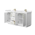 thumbnail image 2 of Wyndham Collection WCF414166DGBWCUNSMXX Strada 66" Free Standing Double Basin Vanity Set -, 2 of 7