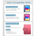 thumbnail image 3 of GEAK for iPad A16 11th 10th Generation Case with Keyboard Mouse, 7 Colors Backlit Detachable Keyboard Glittering Case for Apple iPad 11th Gen 11 inch 2025 & 10th Gen 10.9 inch 2022, 3 of 8