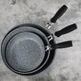 Stone Frying Wok Pan Nonstick Ceramic Pot Induction Fryer Steak