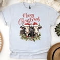 thumbnail image 1 of Moo Cow Shirt | Cute Farm Animal Graphic Tee for Country Lovers, Ash, Size 2XL, 1 of 6