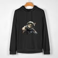 thumbnail image 2 of JEUXUS Astronaut Cat - Cat Lovers Tshirt T-Shirt Long-sleeved Hoodie, 2 of 4