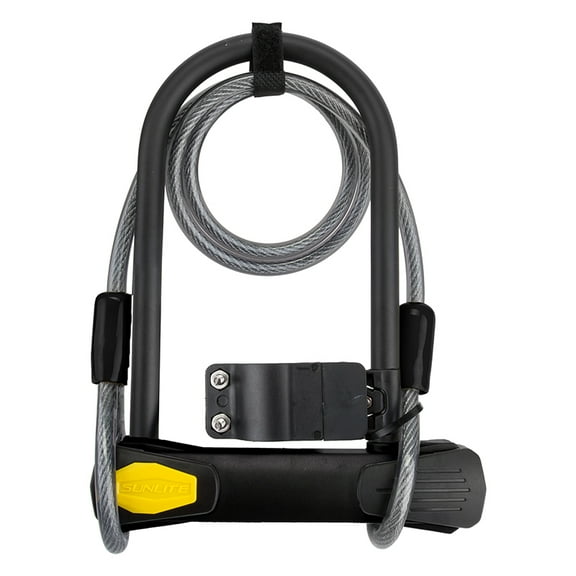 Sunlite Lock Sunlt Pwr Shield U Std 4X7.85/10Mmx4F Cbl Bk W/Brkt