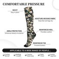 thumbnail image 3 of Bixox Flowers Print Compression Socks,Compression Socks Women & Men Circulation for Medical,Running,Athletic, 3 of 7