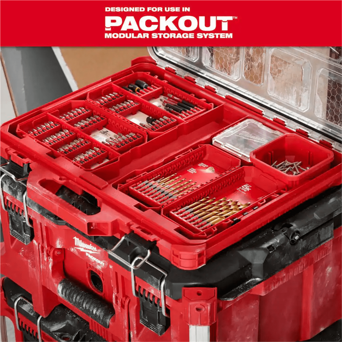 Milwaukee 48-32-4408 SHOCKWAVE 26PC Drill Drive Fasten Set