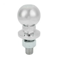 2in Trailer Hitch Ball 3/4x13/4in Shank Universal 3500LBS Steel Chrome Plated Caravan Towing Ball ,Easy to Install