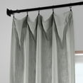 thumbnail image 4 of Ash Grey Heavy Faux Linen Curtain (1 Panel), Ash Grey, 50W X 120L, 4 of 6