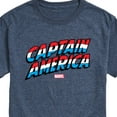 thumbnail image 3 of Marvel Captain America - Logo Type Print - Men's Short Sleeve Graphic Tee, 3 of 5
