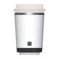 thumbnail image 1 of ASOBU BF24-WHITE Coffee Kuzie Sleeve, White, 1 of 1