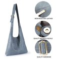 thumbnail image 6 of Montana West Hobo Bags Purse for Women Ultra Soft Foldable Shoulder Slouchy Handbags with Cosmetic bag, 6 of 6
