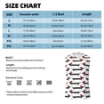 thumbnail image 6 of Daiia Christmas Dachshund Printed Men's Tank Tops,Casual Soft Sleeveless Gym Muscle Shirts Bodybuilding Tee-Small, 6 of 8