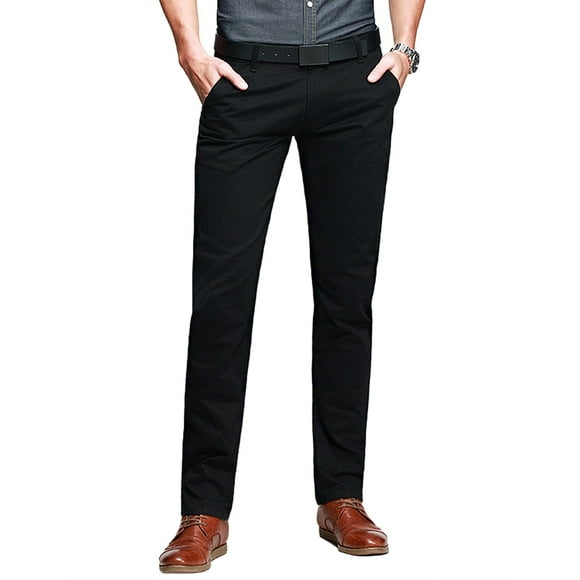 Matchstick Pantalon Décontracté Confortable à Taille Élastique pour Homme