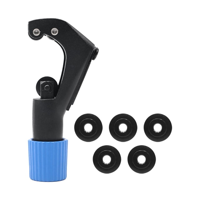 Herramienta de reparación de de sillín, herramienta de corte de tubo de dirección, de tubo, de tubo para aluminio, PVC, latón Negro Sunnimix Cortatubos
