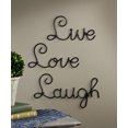 thumbnail image 1 of Live Love Laugh Set 3 Wall Wall Word Word Word de pared de pared, decoración de pared de Arad ARAD Decoración Hogar, 1 of 2