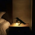 thumbnail image 3 of Homchum Raven Table Lamp, Crow Bird Resin Desk Lamp for Bedroom Living Room Decor, Black, 2 Pack, 3 of 8