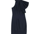 thumbnail image 2 of Bar Iii Womens Asymmetrical Ruffle Bodycon Dress, 2 of 2