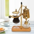 thumbnail image 5 of 15OZ Royal Belgian Belgium Balance Syphon Coffee Maker Siphon Brewer Golden, 5 of 17