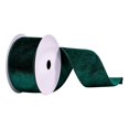 thumbnail image 2 of Vickerman Q215023 2.5 in. x 10 Yards Sea Blue & Velvet Ribbon, 2 of 4