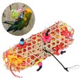 thumbnail image 1 of Parrots Bamboo Chew Toy, Easy To Install Non- And  Reduce Birds Boredom Bird Hanging Chew Toy  For Bird For Parrots, 1 of 8