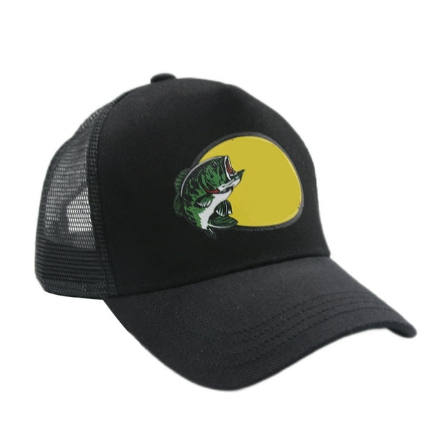Sombrero de béisbol de malla impreso camionero sombrero de malla transpirable sombrero de sol para hombres mujeres deportes al aire libre pesca