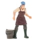 thumbnail image 2 of Figura de persona - Decoración de granjero/trabajador, adorno de mesa, accesorios para contar historias,, 2 of 7