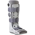 thumbnail image 1 of Aircast AirSelect Standard Walker Brace and Walking Boot with SoftStrike Technology and Semi-Rigid Shell (Medium, Gray), 1 of 2