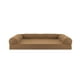 thumbnail image 2 of Furhaven Cama ortopédica para perros grandes con refuerzos extraíbles y funda lavable, para perros de hasta 95 libras - Sofá acolchado - Marrón tostado, Jumbo/XL, 2 of 5