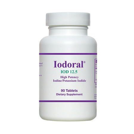 Iodoral (High Potency Iodine/Potassium Iodide Supplement) 12.5 mg 90