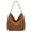 Brown, variant on Wrangler Large Hobo Purses and Handbags for Women with Buckle and Fringe Zipper Faux Suede Shoulder Bag, Black