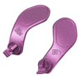 thumbnail image 3 of Lot de 4 boutons arrière de rechange professionnels en métal pour manette PS5 Edge, violet, 3 of 4