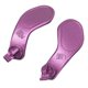 thumbnail image 3 of Lot de 4 boutons arrière de rechange professionnels en métal pour manette PS5 Edge, violet, 3 of 4