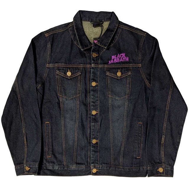 Black Sabbath Adult Wavy Logo Denim Jacket