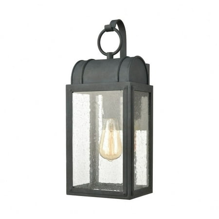 

1 Light Outdoor Wall Sconce in Traditional Style 14 By 6 inches Wide Bailey Street Home 2499-Bel-3826594