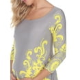 thumbnail image 5 of White Mark Women's Maternity Ganette Tunic Top, 5 of 5