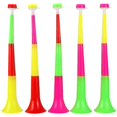 thumbnail image 1 of cheer leading trumpet telescopic plastic horns, 1 of 2