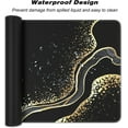 thumbnail image 3 of Extended Large Mouse Pad, XXL Gaming Mousepad 31.5 x 15.7 Inch, Big Computer Keyboard Desk Pad, Waterproof Mouse Mat with Stitched Edges and Non-Slip Base for Office Gaming, Black Marble, 3 of 5