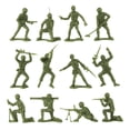 thumbnail image 3 of Figuras de Soldado de Juguete Tim Mee Toy 48pc OD Green vs Tan Hecho en EE UU, 3 of 7
