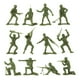 thumbnail image 3 of Figuras de Soldado de Juguete Tim Mee Toy 48pc OD Green vs Tan Hecho en EE UU, 3 of 7