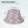 thumbnail image 3 of Balery Abstract Floral Sombreros para el sol para hombre y mujer, sombrero de pescador con UPF 50+, 3 of 6