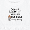 thumbnail image 4 of Inktastic Future Dental Hygienist Like Mommy Girls Baby Dress, 4 of 5