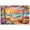 Unframe-style, variant on Vibrant Tropical Beach Sunset Canvas Wall Art Poster Hammock Ocean Waves Sailboat Landscape Artwork for Living Room Bedroom Home Coastal Decor