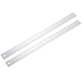 thumbnail image 1 of 2pcs Professional Cork Backing Rulers Engineering Rulers Office Stationery, 1 of 9