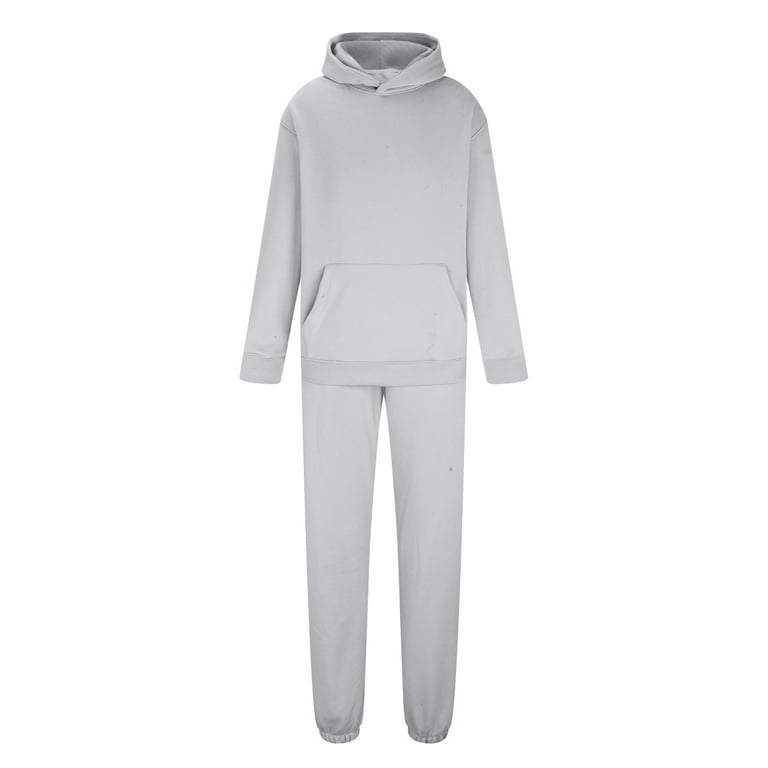 guisaled Men's Tracksuit Piece Set Hoodies And Sweatpants