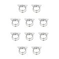 thumbnail image 2 of Jumpingount 2 Pieces Couple Bracelets with Jewelry Adjustable Set Charm Simple Chain Hand-made Length Hand Rope Wrist Wear Teenagers Negro 10piezas, 2 of 6